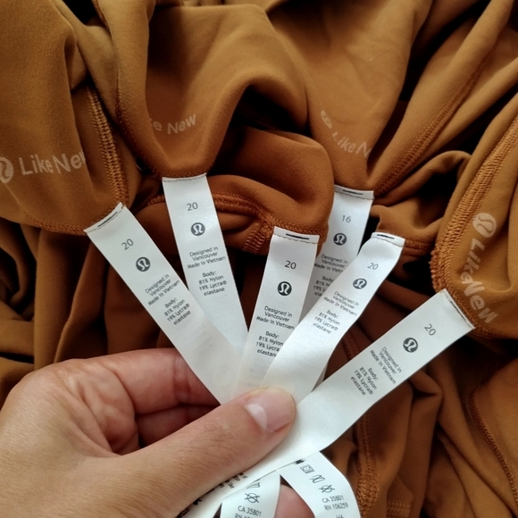 Lululemon Align High-Rise Crop 21"Copper Brown Sz 20 - Picture 9 of 9